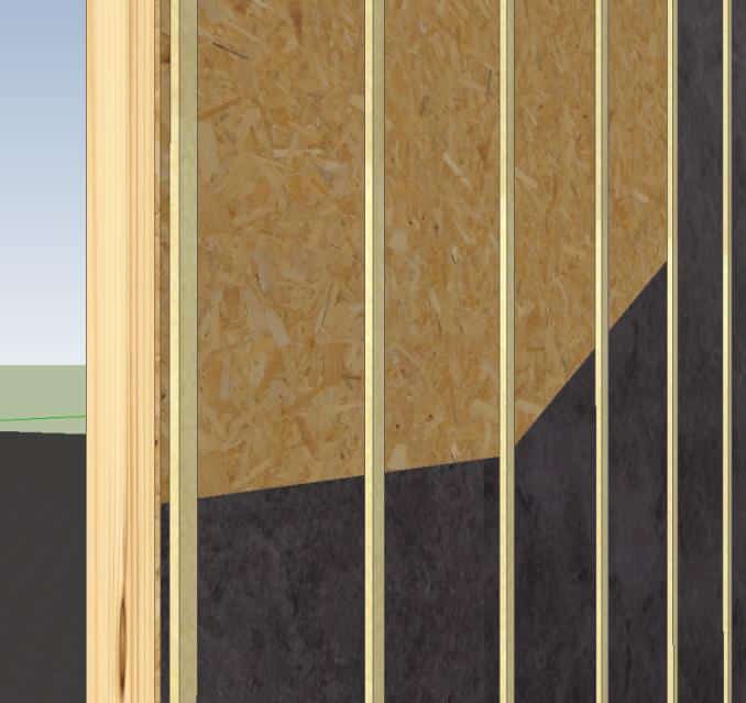 detail mur ossature bois