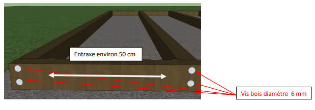 solivage pour terrasse