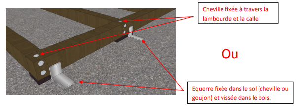 solivage pour terrasse