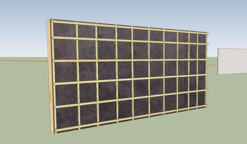 bardage bois vertical