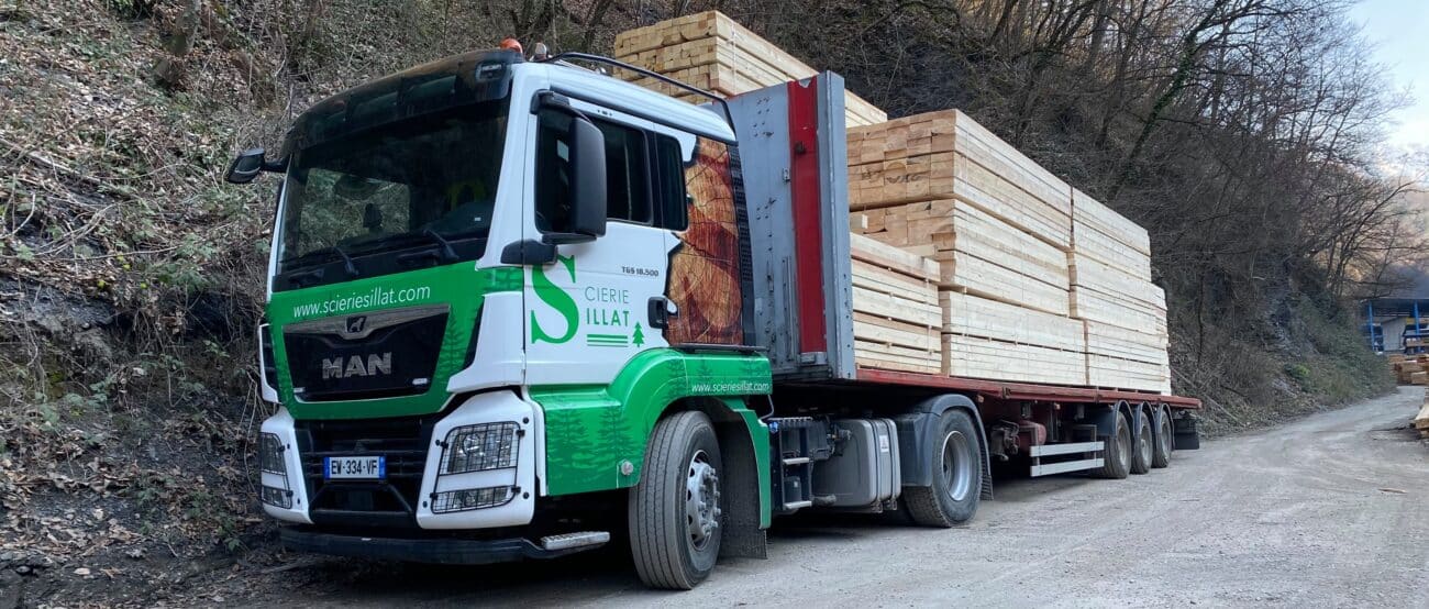 camion scierie sillat