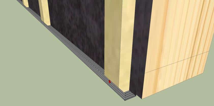 pose de bardage horizontal