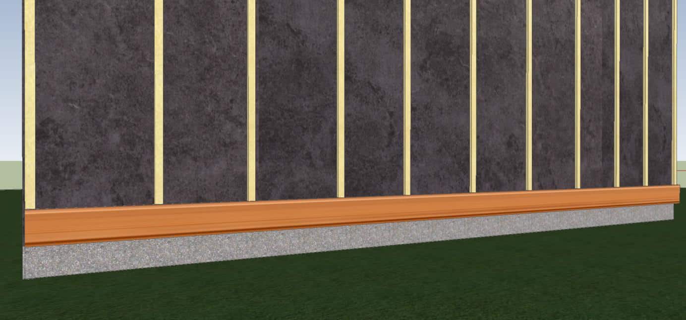 pose de bardage horizontal