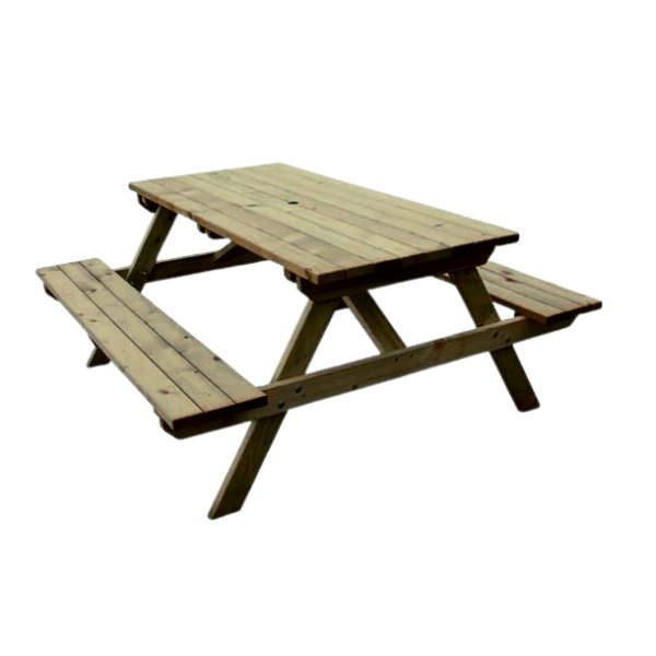 table pique nique jardin