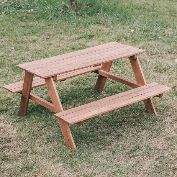 table pique nique jardin