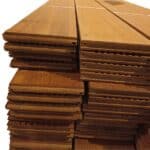 Lame de terrasse en bambou marron