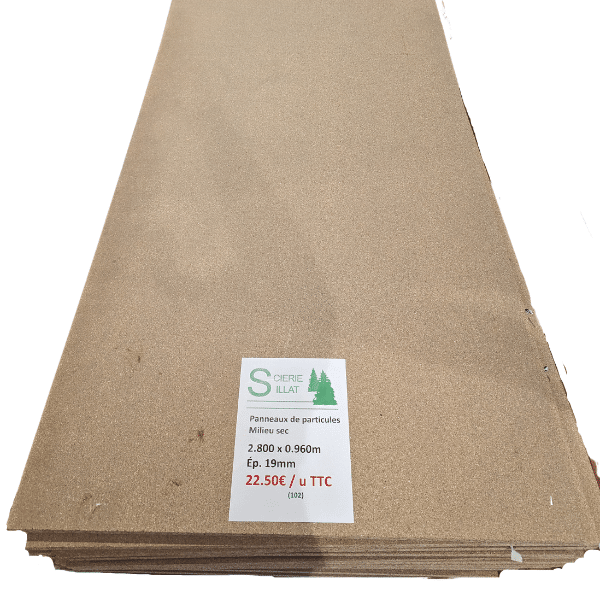 panneau de particules